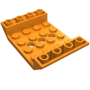 Brick Sloped Inverted 45° 6 x 4 Double with 4 x 4 Recessed and 3 Holes
