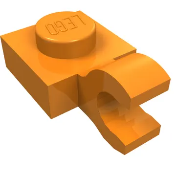Plate Special 1 x 1 with Clip Horizontal [Thick Open O Clip]