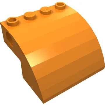 Brick Curved 4 x 4 x 2 with Holes