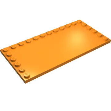 Plate Special 6 x 12 with Studs on 3 Edges