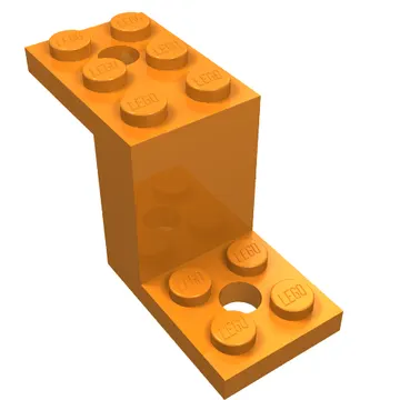 Bracket 5 x 2 x 2 1/3 with Holes, Inside Stud Holder