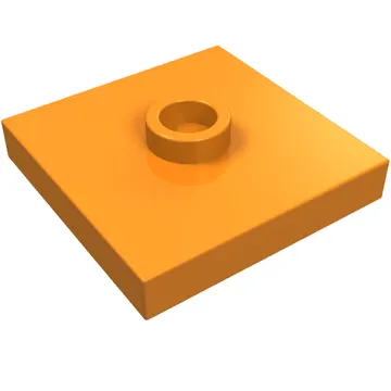 Plate Special 2 x 2 with Groove and Center Stud (Jumper)