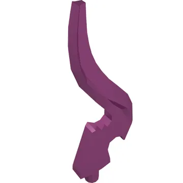 Wave / Flame Rounded Single with Pin