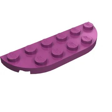 Plate Round Corners 2 x 6 Double