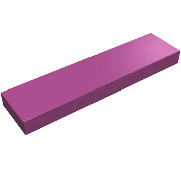 Tile 1 x 4 with Groove