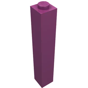 Brick 1 x 1 x 5 with Solid Stud