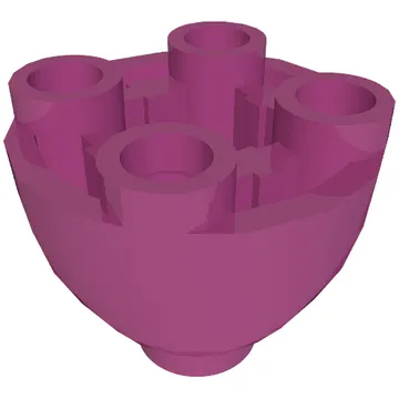 Brick Round 2 x 2 x 1 1/3 Inverted