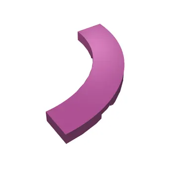 Tile 4 x 4 Curved, Macaroni
