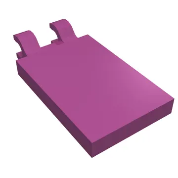 Tile Special 2 x 3 with 2 Clips [Thick Open O Clips]