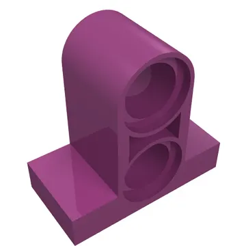 Technic Pin Connector Plate 1 x 2 x 1 2/3 [Two Holes On Top]