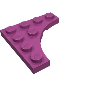 Plate Special 4 x 4 with 3 x 3 Quarter Round Cutout