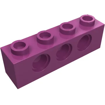 Technic Brick 1 x 4 [3 Pin Holes]