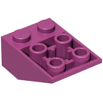 Brick Sloped Inverted 33° 3 x 2, Connections between Studs, Ovoid Bottom Pin