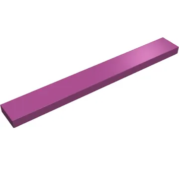 Tile 1 x 8 with Groove