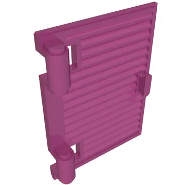 Window 1 x 2 x 3 Shutter with Hinges and Handle
