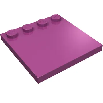 Plate Special 4 x 4 with Studs on One Edge [Plain]