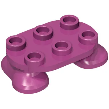 Feet, 2 x 3 x 2/3 with 6 Studs on Top