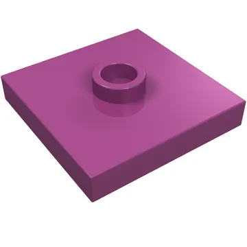 Plate Special 2 x 2 with Groove and Center Stud (Jumper)