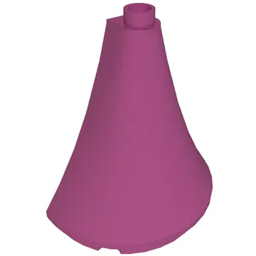 Duplo Building Roof Spire Half 4.5 x 2 x 4
