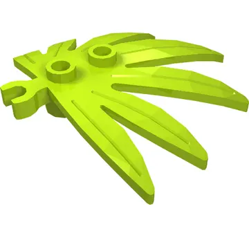 Plant, Leaves 6 x 5 Swordleaf with Clip [Thick Open O Clip]