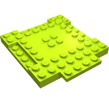 Plate Special 8 x 9 x 2/3 with 1 x 4 Recessed