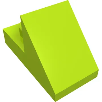 Brick Sloped 45° 2 x 1 with 2/3 Cutout [New Version]