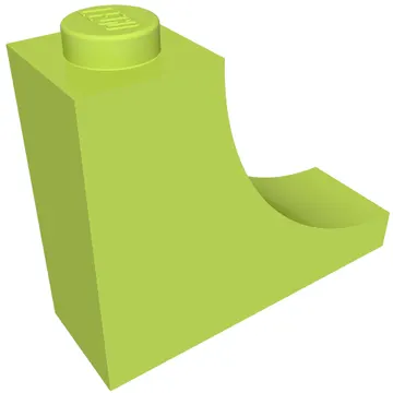 Brick Curved 1 x 3 x 2 Inverted [Inside Bow]