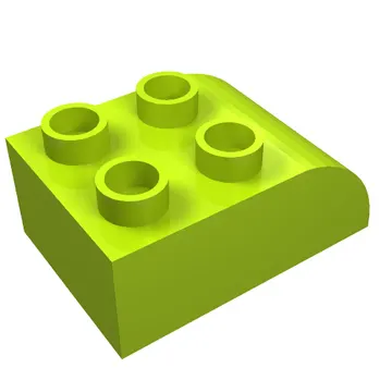 Duplo Brick 2 x 3 with Curved Top
