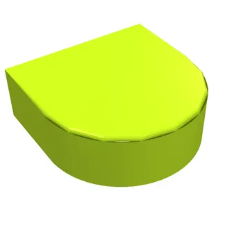 Tile Round 1 x 1 Half Circle