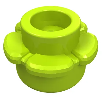Plant, Flower, Plate Round 1 x 1 with 5 Petals
