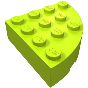 Brick Round Corner 4 x 4 Full Brick