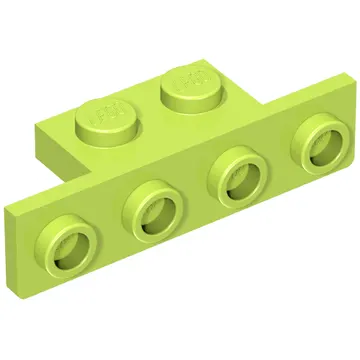 Bracket 1 x 2 - 1 x 4 [Rounded Corners at Bottom, Square Corners at Top]