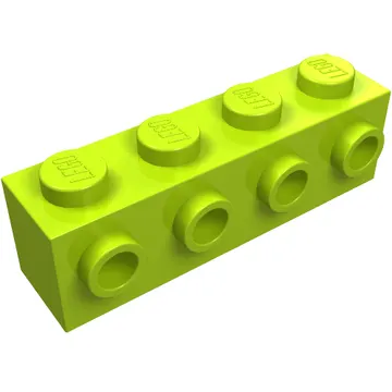 Brick Special 1 x 4 with 4 Studs on One Side