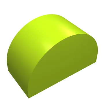 Duplo Brick 2 x 4 x 2 Curved Top