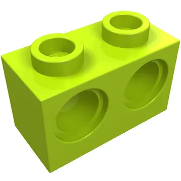 Technic Brick 1 x 2 [2 Pin Holes]