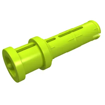 Technic Pin Long with Friction Ridges Lengthwise and Stop Bush [3 Lateral Holes, Big Pin Hole]