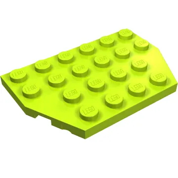 Wedge Plate 4 x 6 Cut Corners