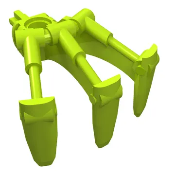 Large Figure Weapon, Claw, Triple, with Axle
