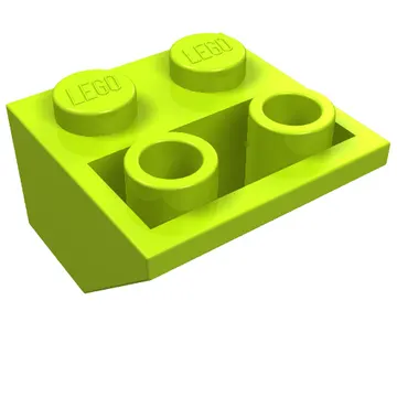 Brick Sloped Inverted 45° 2 x 2 [Ovoid Bottom Pin, Bar-sized Stud Holes]