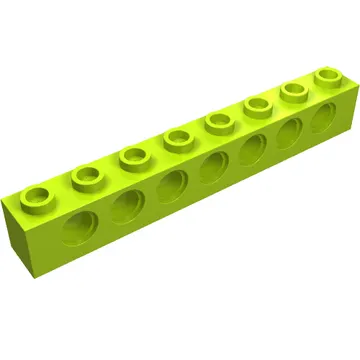Technic Brick 1 x 8 [7 Pin Holes]