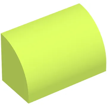 Brick Curved 1 x 2 x 1 No Studs