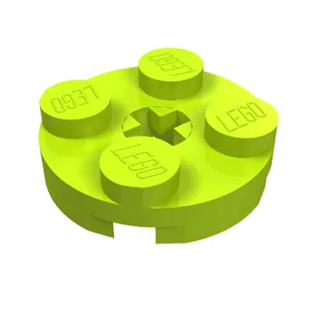 Plate Round 2 x 2 with Axle Hole Type 1 (+ Opening)