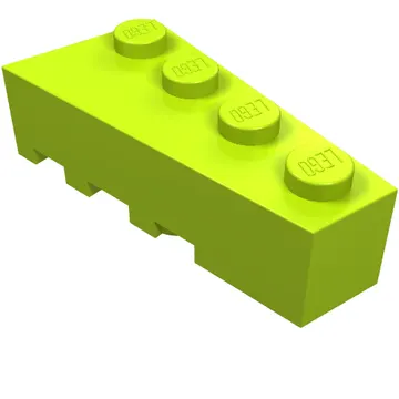 Brick Wedged, Angled 4 x 2 Right