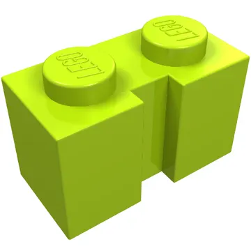Brick Special 1 x 2 with Groove
