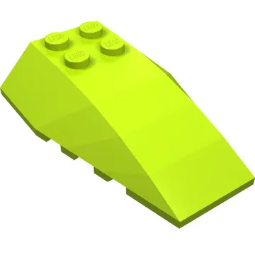 Brick Wedged, Curved 6 x 4 Triple