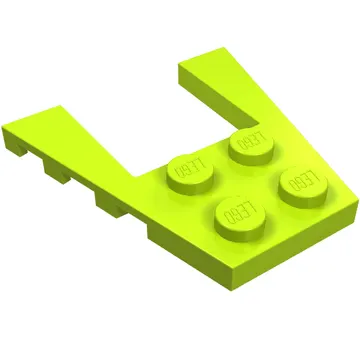 Wedge Plate 4 x 4 with 2 x 2 Cutout