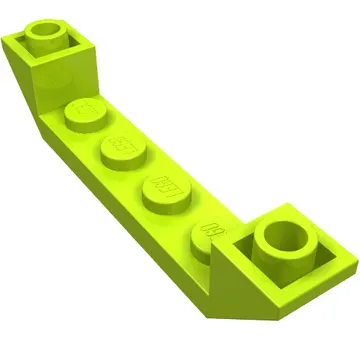 Brick Sloped Inverted 45° 6 x 1 Double with 1 x 4 Recessed