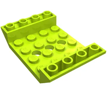 Brick Sloped Inverted 45° 6 x 4 Double with 4 x 4 Recessed and 3 Holes