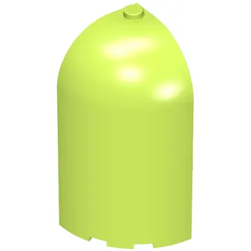 Panel 3 x 3 x 6 Corner Convex with Curved Top