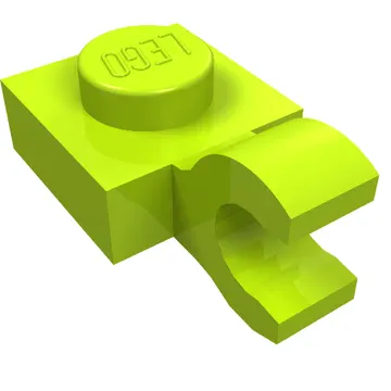 Plate Special 1 x 1 with Clip Horizontal [Thick Open O Clip]